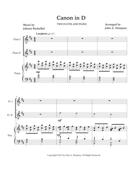 Abide With Me (Trio For Two Flutes And Piano)